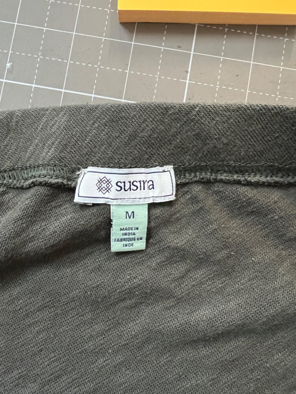 Khaki Knit Maxi Wrap Skirt - Picture 5 of 6